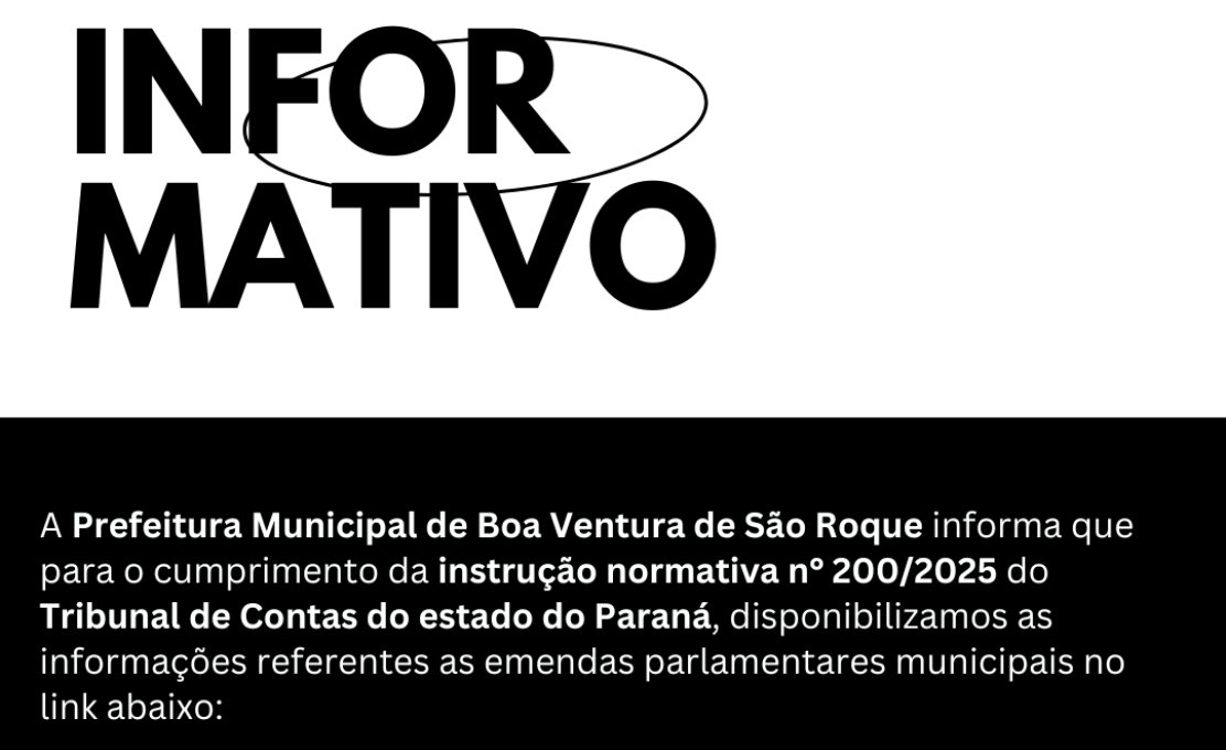 INFORMATIVO - INSTRUÇÃO NORMATIVA N°200/2025