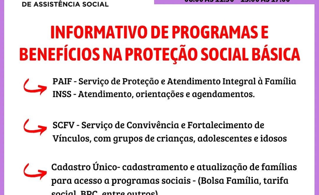 INFORMATIVO - CRAS