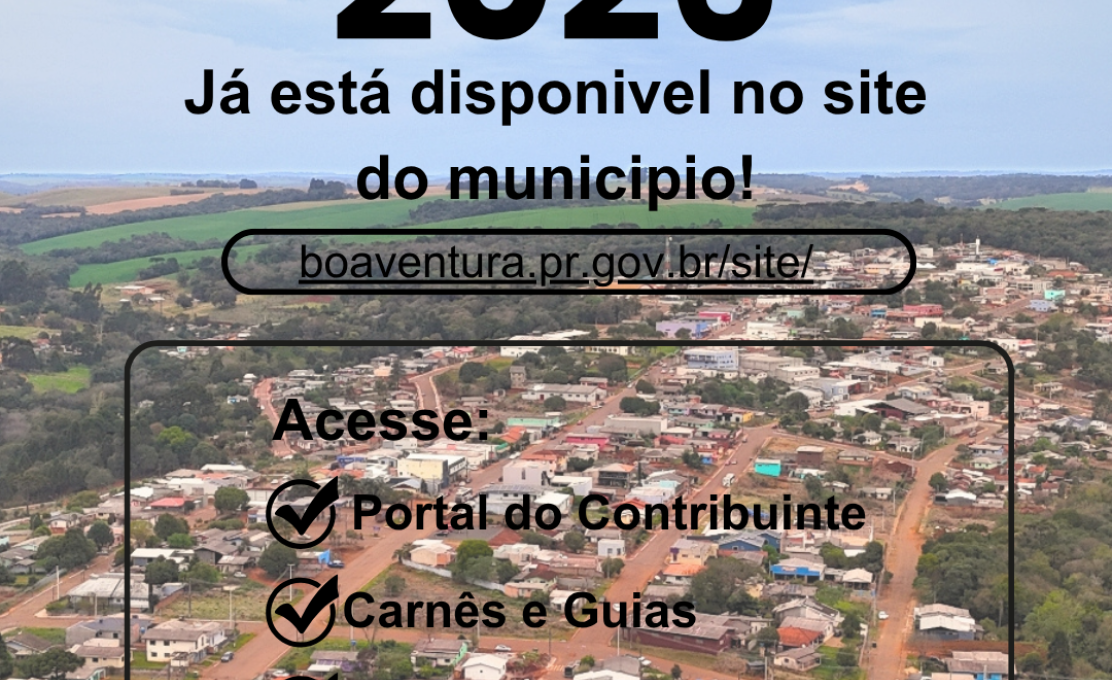 IPTU 2026 JÁ ESTÁ DISPONÍVEL!