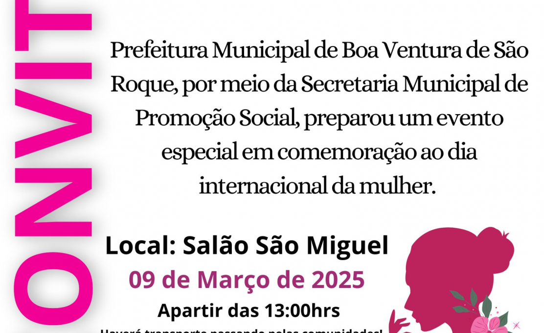 DIA DA MULHER