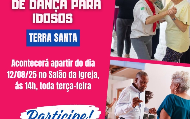 AULA DE DANÇA PARA IDOSOS - TERRA SANTA