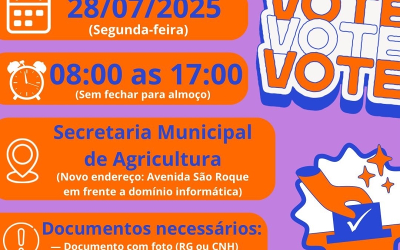 ELEIÇÃO PARA SUPLENTE CONSELHO TUTELAR